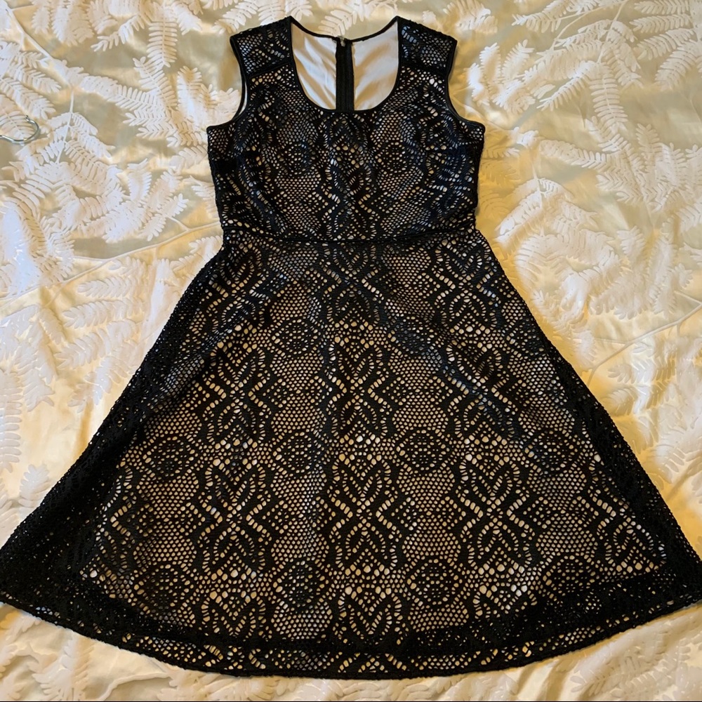 Marc New York Black Lace Dress